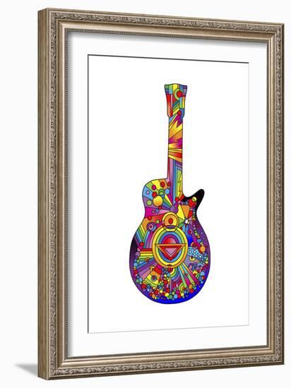 Guitar 02-Howie Green-Framed Giclee Print