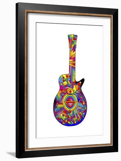 Guitar 02-Howie Green-Framed Giclee Print