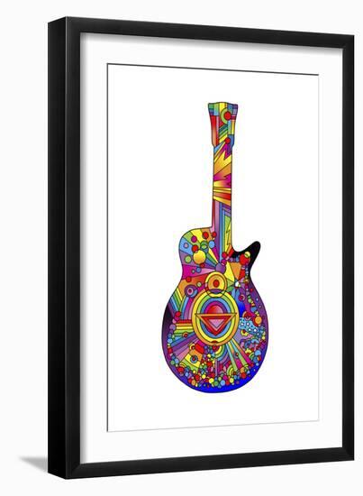 Guitar 02-Howie Green-Framed Giclee Print