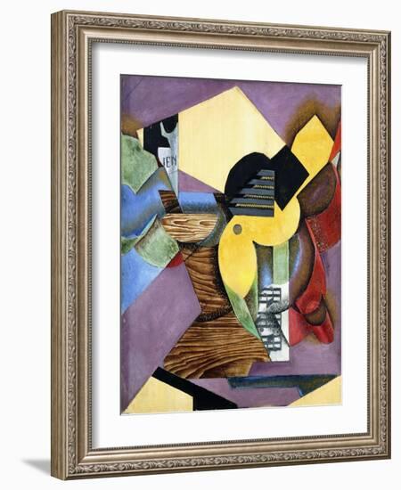 Guitar, 1913-Juan Gris-Framed Giclee Print