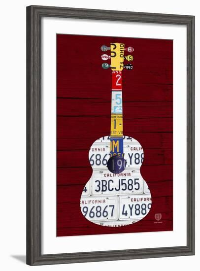 Guitar 1-Design Turnpike-Framed Premium Giclee Print