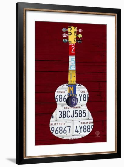 Guitar 1-Design Turnpike-Framed Premium Giclee Print