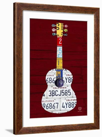 Guitar 1-Design Turnpike-Framed Premium Giclee Print