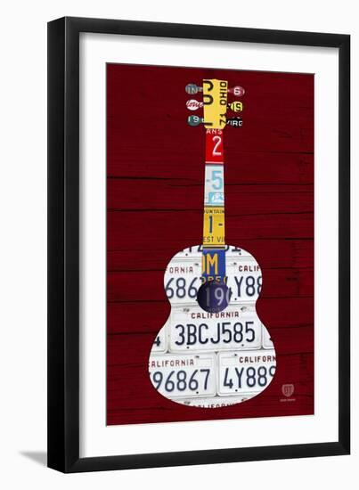 Guitar 1-Design Turnpike-Framed Giclee Print