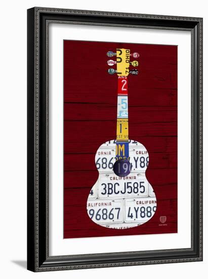 Guitar 1-Design Turnpike-Framed Giclee Print