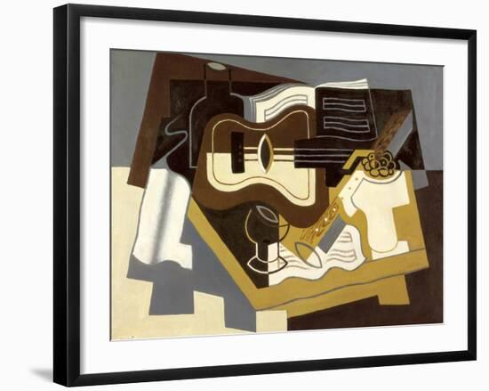 Guitar and Clarinet, 1920-Juan Gris-Framed Giclee Print