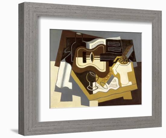 Guitar and Clarinet, 1920-Juan Gris-Framed Giclee Print