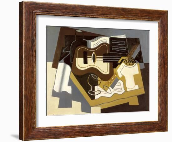 Guitar and Clarinet, 1920-Juan Gris-Framed Giclee Print