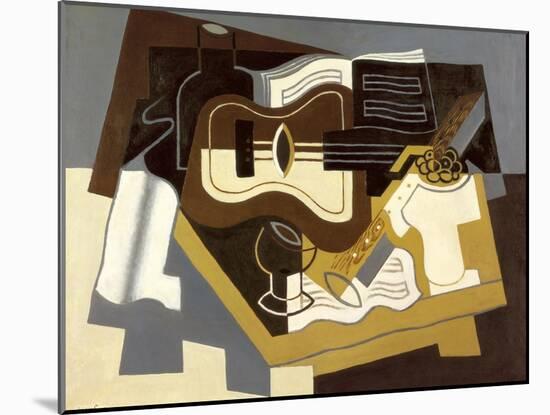 Guitar and Clarinet, 1920-Juan Gris-Mounted Giclee Print