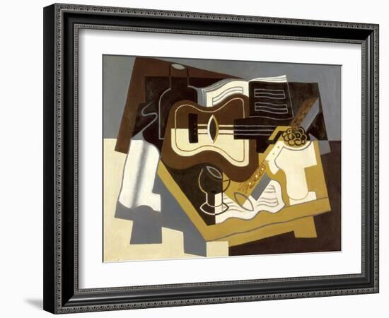 Guitar and Clarinet, 1920-Juan Gris-Framed Giclee Print