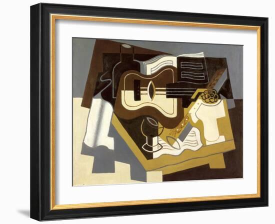 Guitar and Clarinet, 1920-Juan Gris-Framed Giclee Print