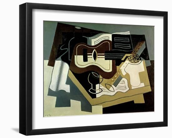 Guitar and Clarinet, 1920-Juan Gris-Framed Giclee Print