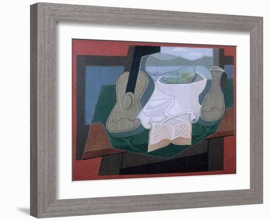 Guitar and Fruitbowl-Juan Gris-Framed Giclee Print