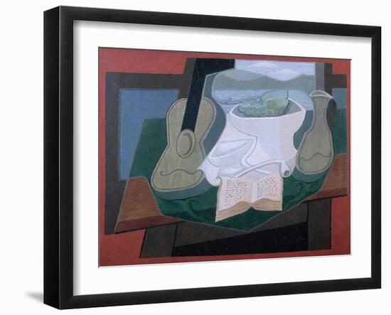 Guitar and Fruitbowl-Juan Gris-Framed Giclee Print