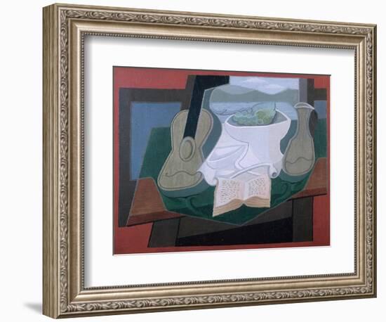 Guitar and Fruitbowl-Juan Gris-Framed Giclee Print