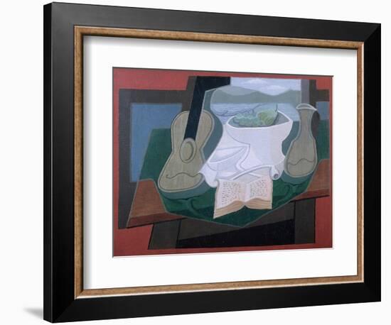 Guitar and Fruitbowl-Juan Gris-Framed Giclee Print