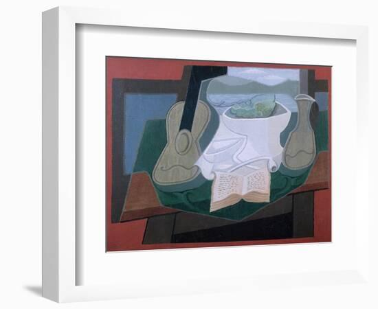 Guitar and Fruitbowl-Juan Gris-Framed Giclee Print