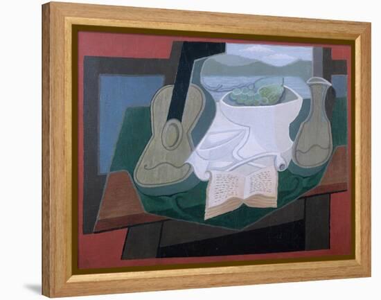 Guitar and Fruitbowl-Juan Gris-Framed Premier Image Canvas