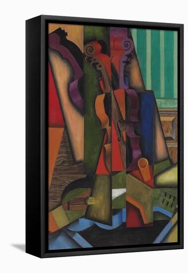 Guitar and Violin, 1913-Juan Gris-Framed Premier Image Canvas