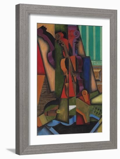 Guitar and Violin, 1913-Juan Gris-Framed Giclee Print