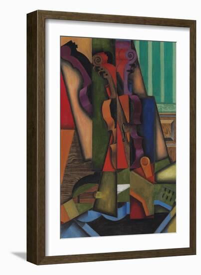 Guitar and Violin, 1913-Juan Gris-Framed Giclee Print