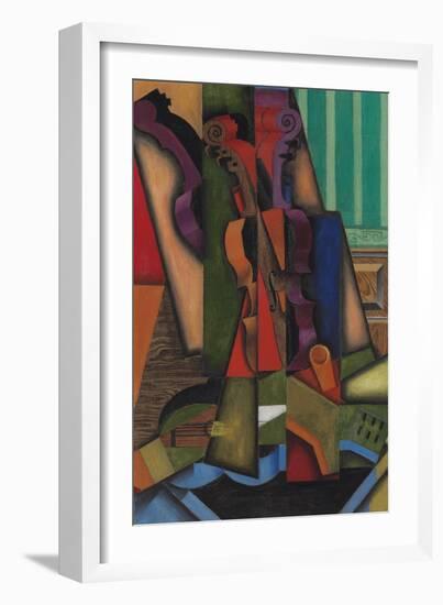 Guitar and Violin, 1913-Juan Gris-Framed Giclee Print