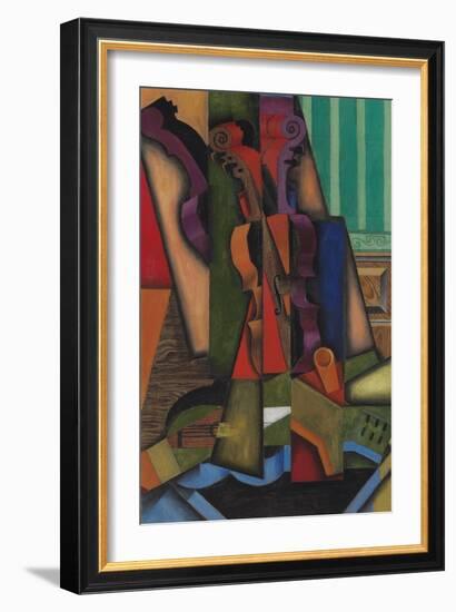 Guitar and Violin, 1913-Juan Gris-Framed Giclee Print