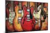 Guitar Collage-Bruce Langton-Mounted Art Print