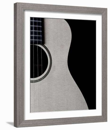 Guitar Curves-Monika Burkhart-Framed Photo