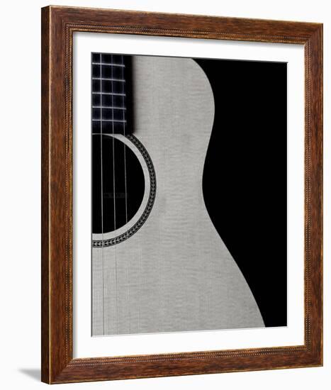 Guitar Curves-Monika Burkhart-Framed Photo