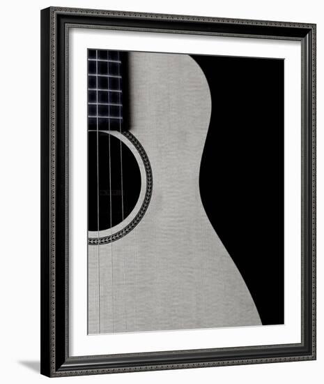 Guitar Curves-Monika Burkhart-Framed Photo