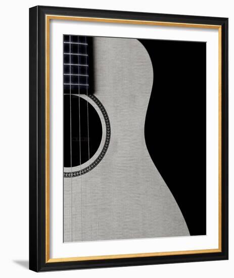 Guitar Curves-Monika Burkhart-Framed Photo