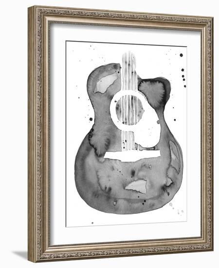 Guitar Flow I-Annie Warren-Framed Art Print