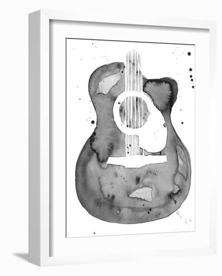 Guitar Flow I-Annie Warren-Framed Art Print