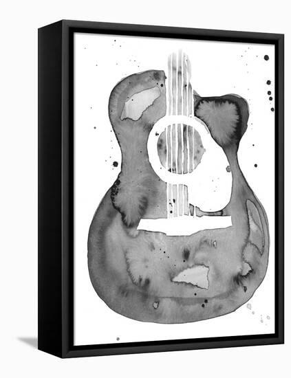 Guitar Flow I-Annie Warren-Framed Stretched Canvas