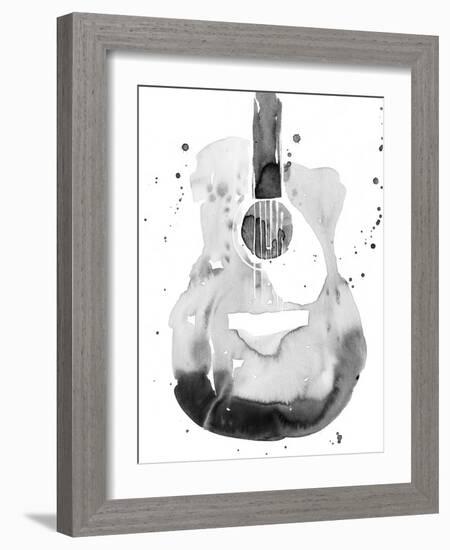 Guitar Flow II-Annie Warren-Framed Art Print