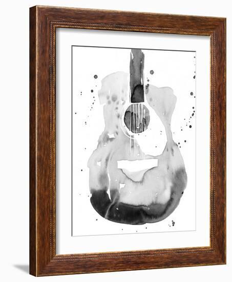 Guitar Flow II-Annie Warren-Framed Art Print