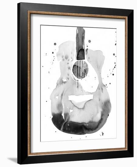 Guitar Flow II-Annie Warren-Framed Art Print