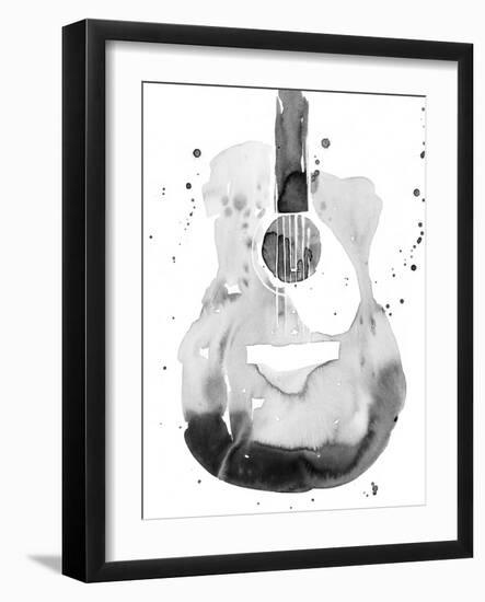 Guitar Flow II-Annie Warren-Framed Art Print