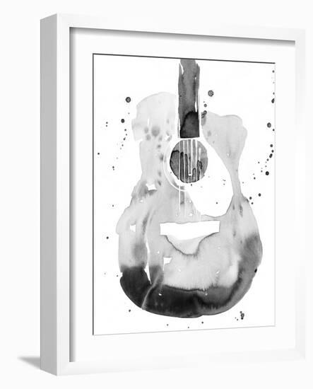 Guitar Flow II-Annie Warren-Framed Art Print