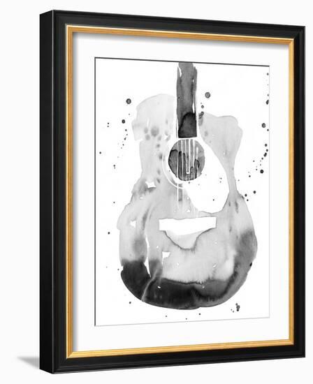 Guitar Flow II-Annie Warren-Framed Art Print