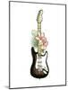 Guitar Foliage II-Annie Warren-Mounted Art Print