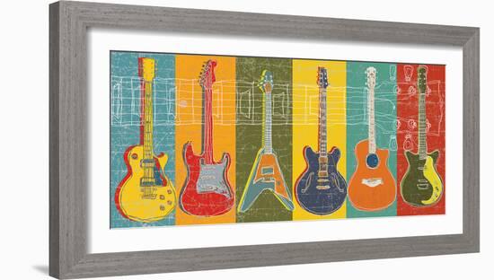 Guitar Hero-M^J^ Lew-Framed Art Print