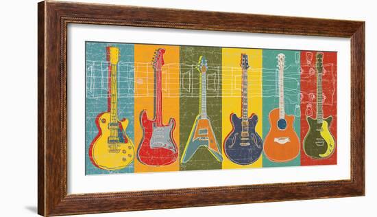 Guitar Hero-M^J^ Lew-Framed Art Print