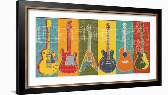 Guitar Hero-M^J^ Lew-Framed Art Print