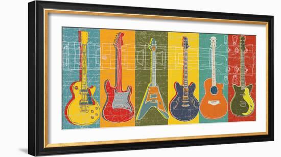 Guitar Hero-M^J^ Lew-Framed Art Print