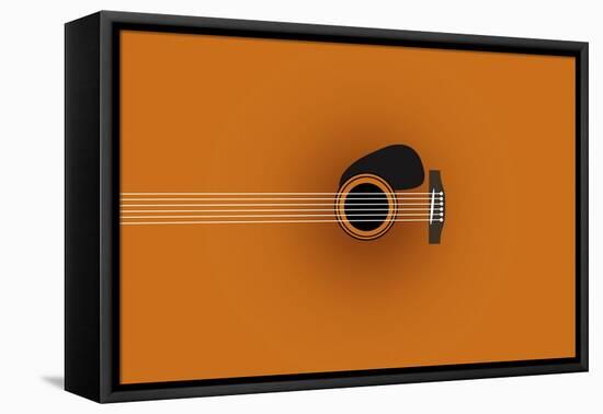 Guitar Minimal-Mark Ashkenazi-Framed Premier Image Canvas