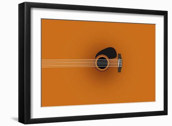 Guitar Minimal-Mark Ashkenazi-Framed Giclee Print