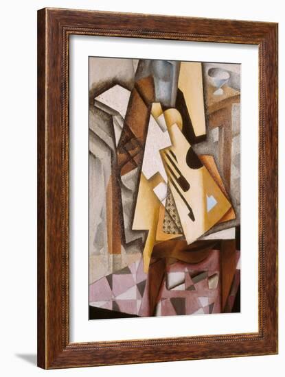 Guitar on a Chair-Juan Gris-Framed Giclee Print