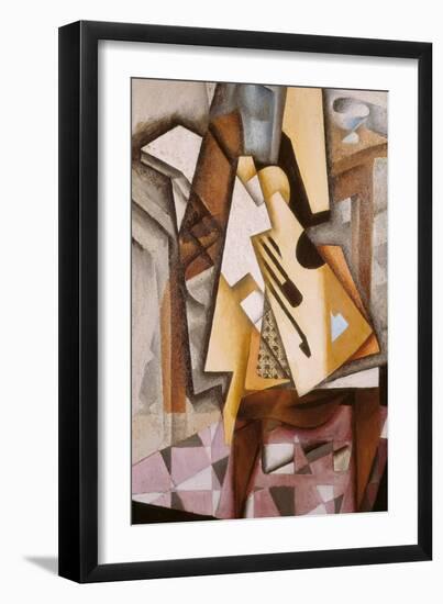 Guitar on a Chair-Juan Gris-Framed Giclee Print